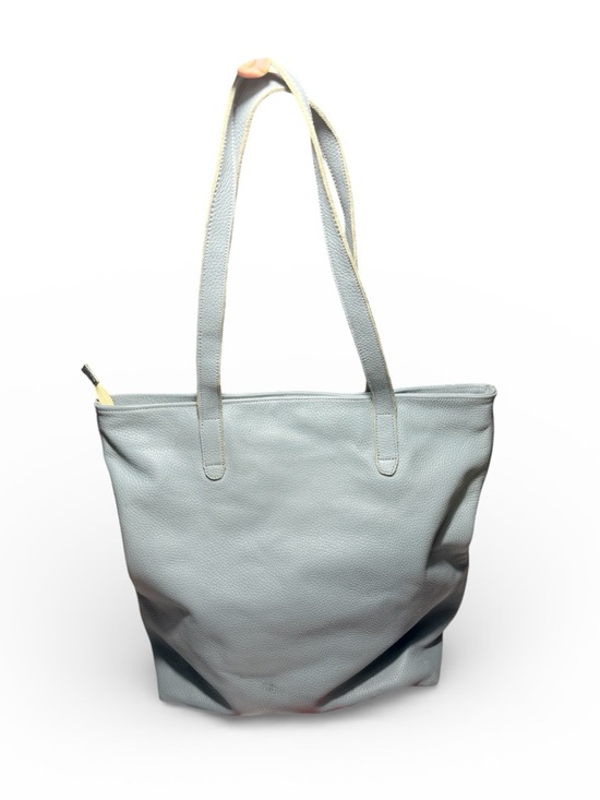 Sseko Handbags - Sseko Custom-Made Zippered Bucket Bag/Tote Blue NWOT